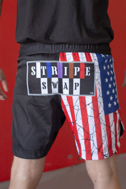 American Flag Fight Shorts