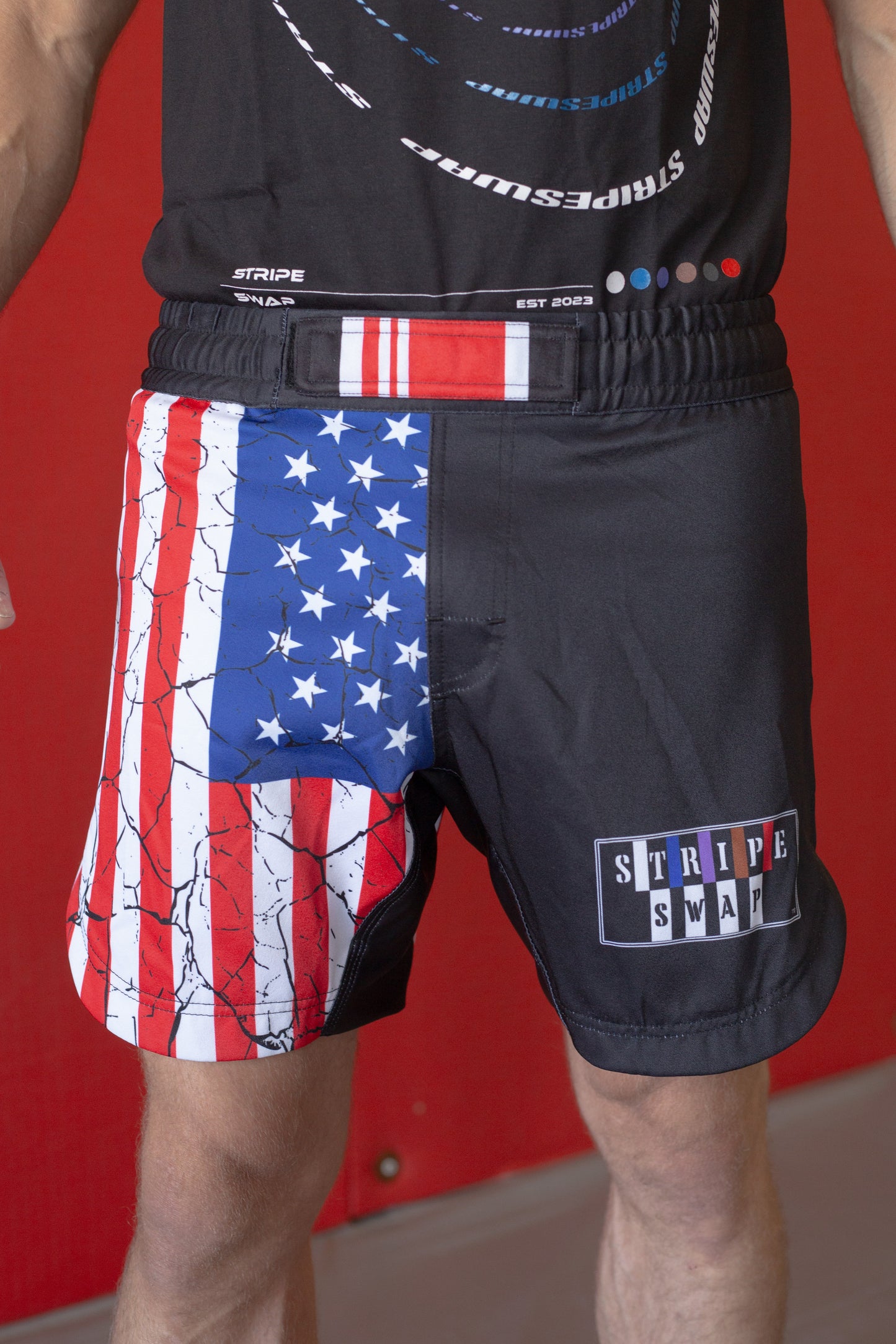 American Flag Fight Shorts