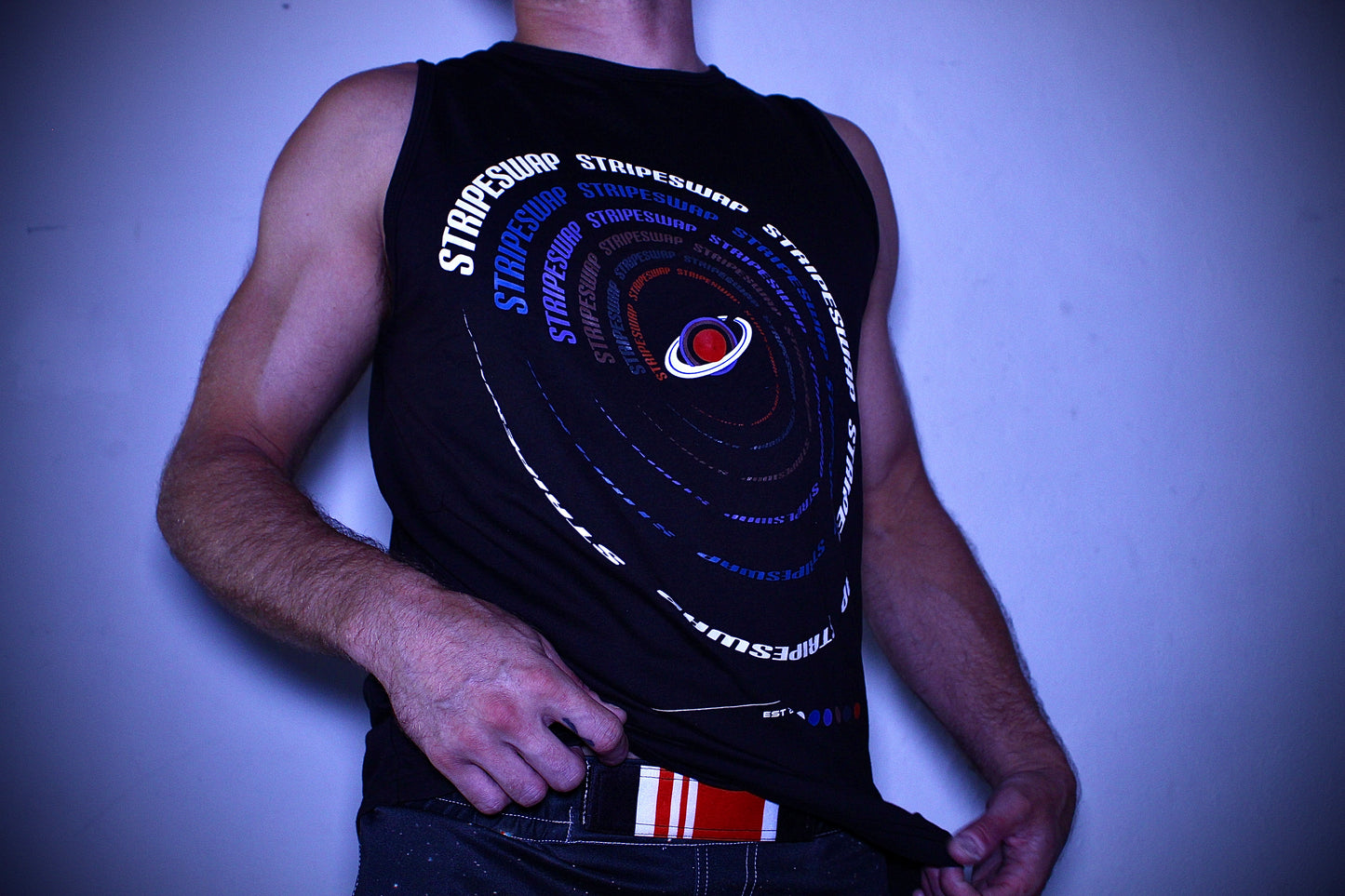 Stripe Swap Galaxy Tank Top